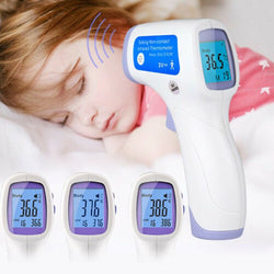 Fever Patrol - Non Touch Infrared Forehead Digital Thermometer For Baby Kids Adults