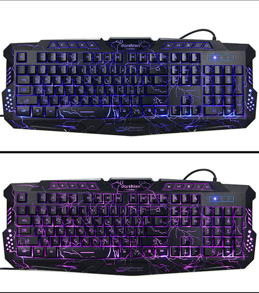 Gaming Backlight Keyboard LED USB Wired