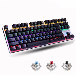 Mechanical Keyboard 87 keys Blue Switch Gaming Keyboard